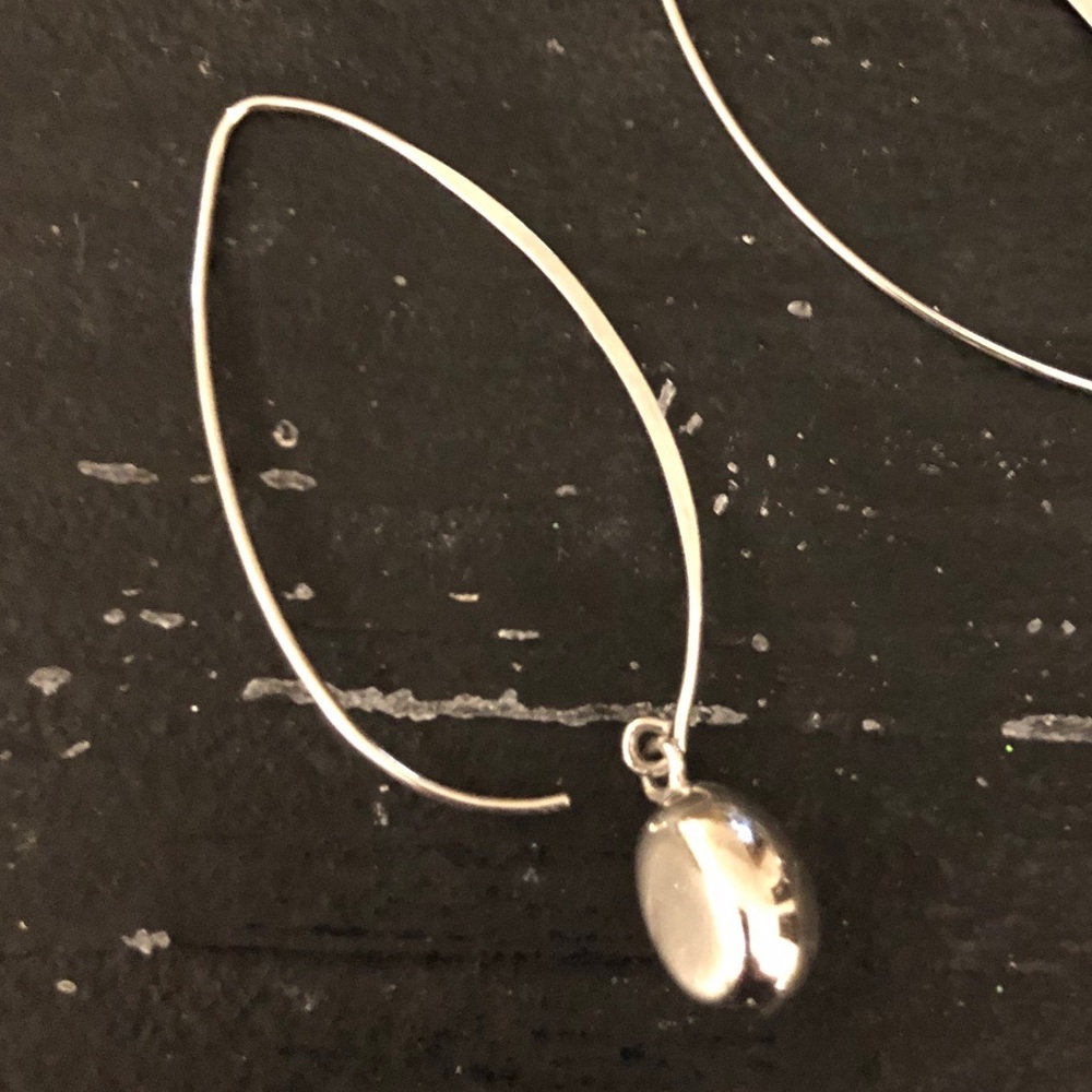 Silpada Sterling Silver Wire Drop Threader Earrings - Picture 4 of 4